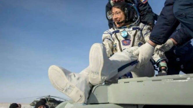 Christina Koch, astronot wanita yang tinggal paling lama di antariksa