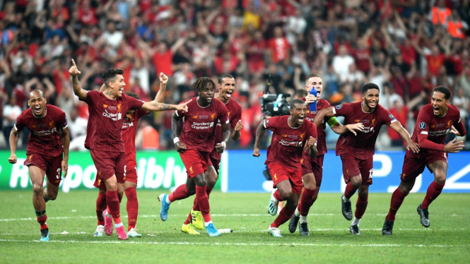 Skuat Liverpool juarai Piala Super UEFA 2019