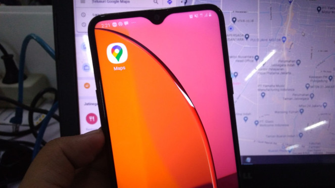 Tampilan baru Google Maps.