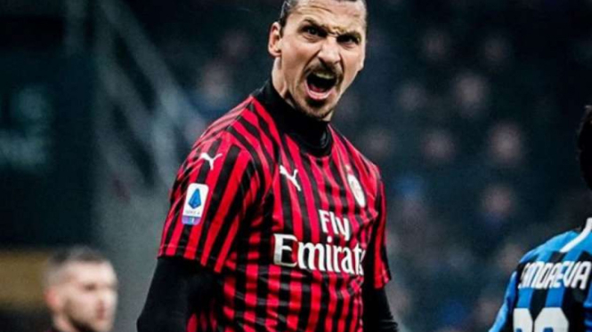 Bomber AC Milan, Zlatan Ibrahimovic.