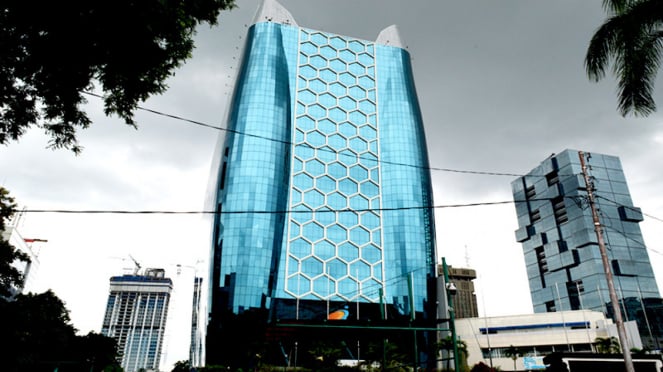 Edificio de servicio. Imagen.