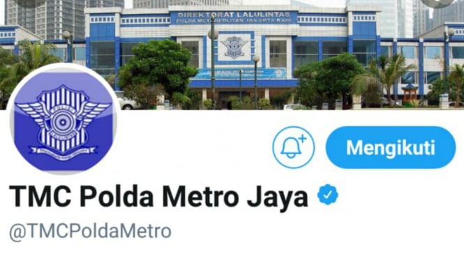 Twitter TMC Polda Metro Jaya 