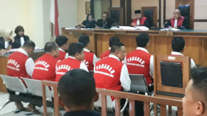 9 oknum polisi jalani persidangan