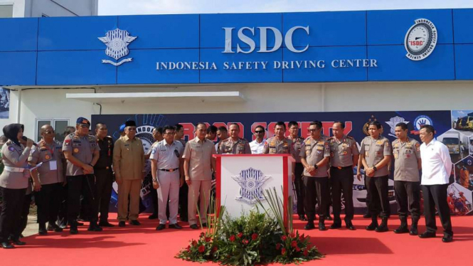 Korlantas Polri resmikan ISDC di Tengerang Selatan.
