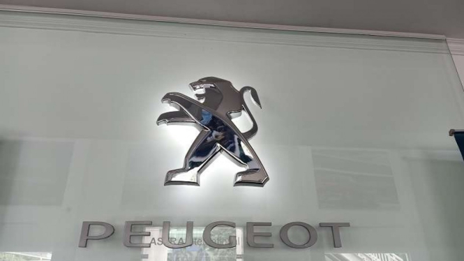 Ilustrasi logo mobil Peugeot