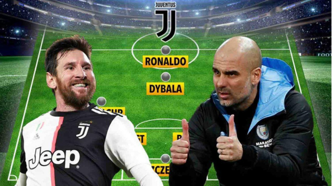 Prediksi formasi apik Juventus di bawah kendali Pep Guardiola