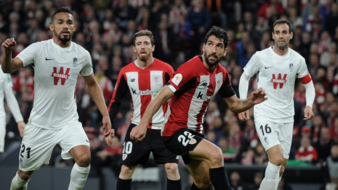Pertandingan semifinal Copa del Rey 2019/20 antara Athletic Bilbao vs Granada. 