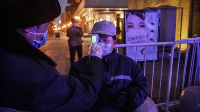 Jumlah harian kasus virus baru corona di China dilaporkan mencapai puncaknya pada pekan lalu ketika menyentuh hampir 4.000 kasus. - Getty Images