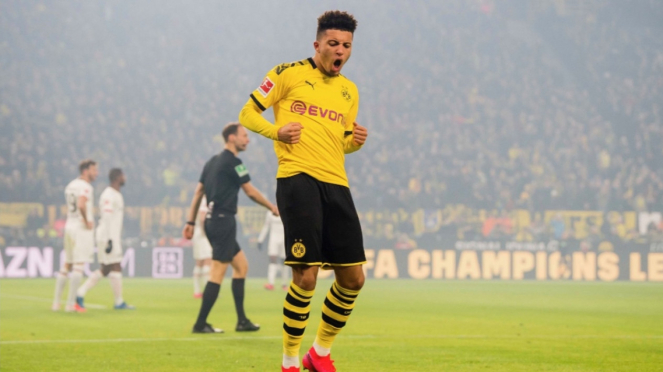 Bintang Borussia Dortmund, Jadon Sancho. 
