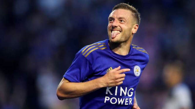 Penyerang Leicester City, Jamie Vardy