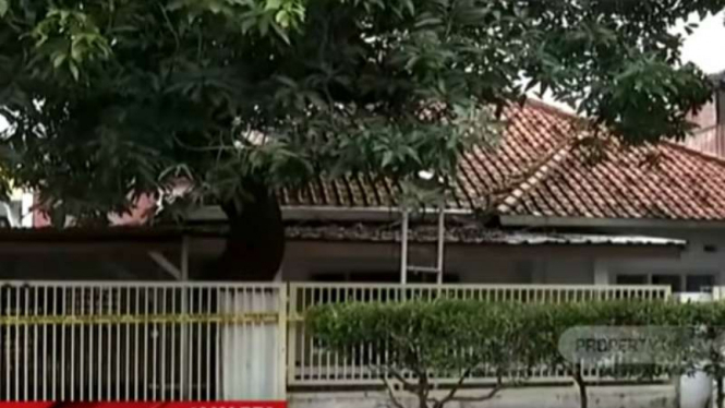 Sebuah rumah yang dijadikan tempat praktik klinik aborsi ilegal di kawasan Paseban, Jakarta Pusat.