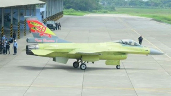 Pesawat Tempur F-16 yang baru diupgrade