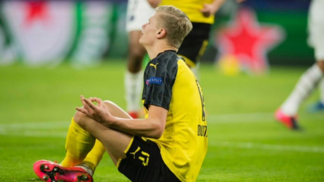 Striker Borussia Dortmund, Erling Braut Haaland. 