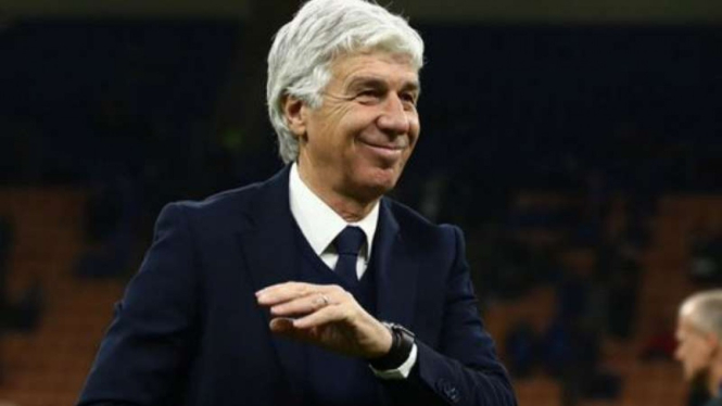 Pelatih Atalanta, Gian Piero Gasperini.