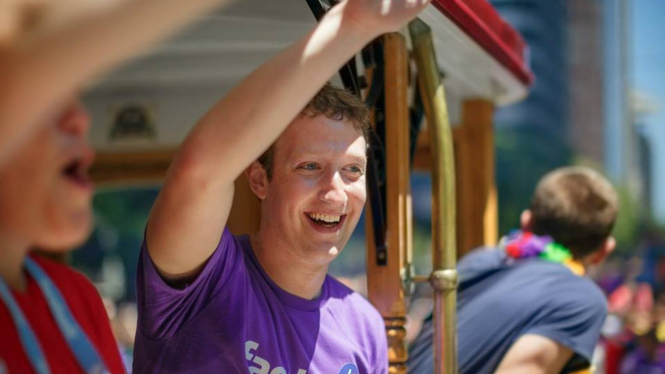 Pendiri Facebook Mark Zuckerberg.