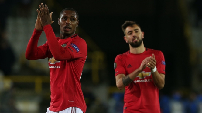 Pemain Manchester United saat melawan Club Brugge