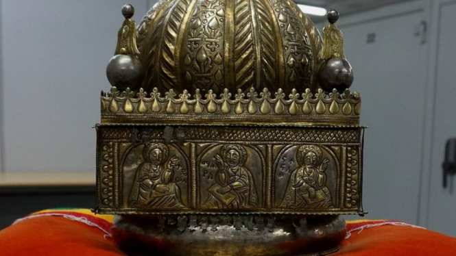 The crown was stored in a high-security facility in the Netherlands - Getty Images