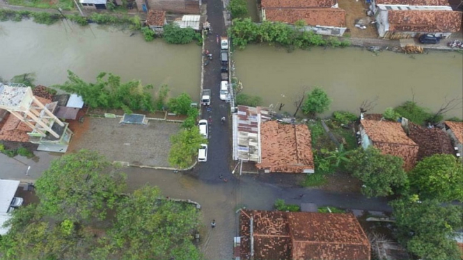 Banjir di Pekalongan, Jawa Tengah, Jumat, 21 Februari 2020