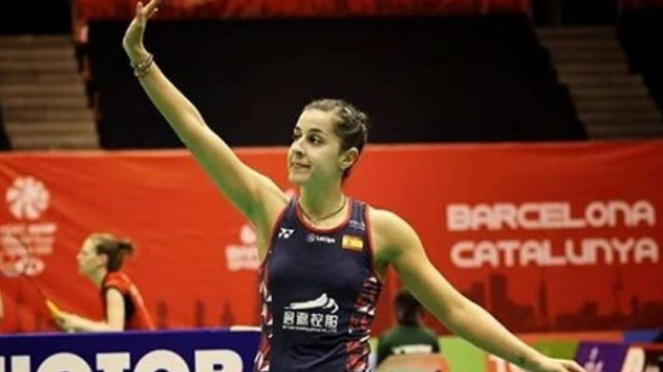 Tunggal putri Spanyol, Carolina Marin.