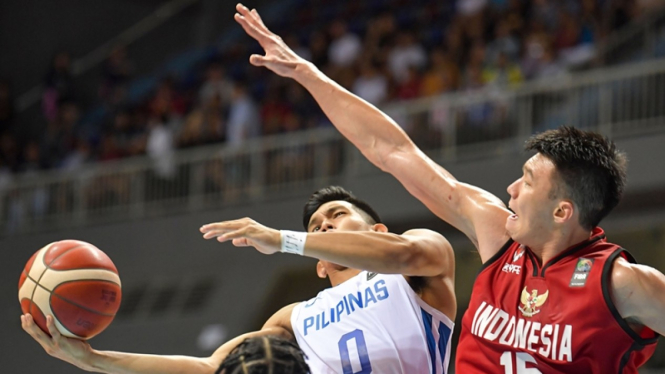 Pertandingan Timnas Basket Indonesia vs Filipina