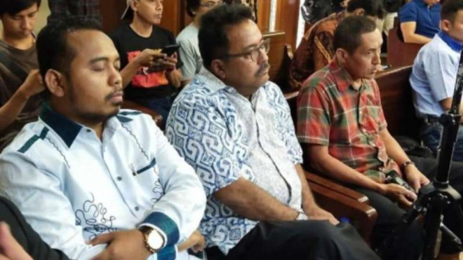 Rano Karno hadir dalam persidangan di Pengadilan Tipikor, Jakarta.