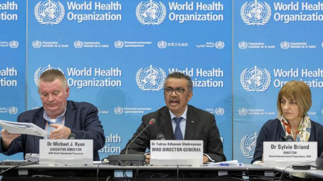  Direktur Jenderal Badan Kesehatan Dunia alias WHO, Dr. Tedros Adhanom Ghebreyes