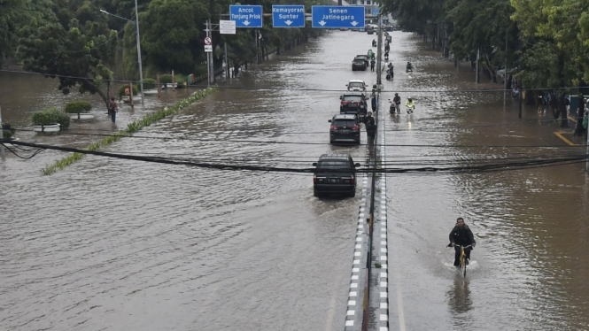 Banjir Terjadi di Beberapa Wiliyah Jakarta