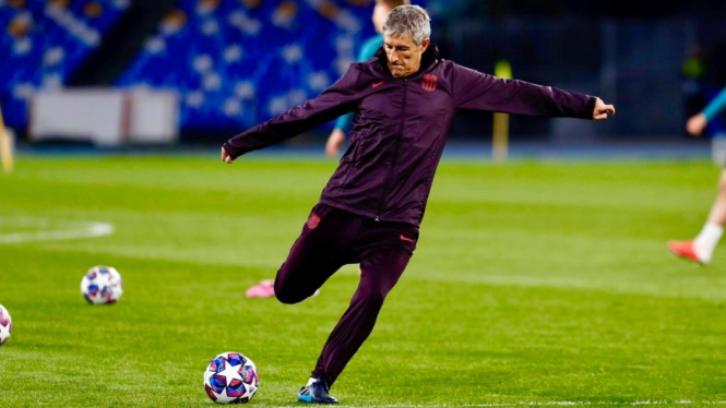 Pelatih Barcelona, Quique Setien