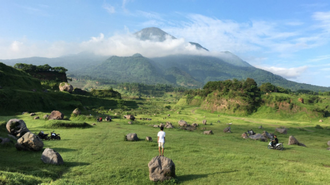 Wisata Ranu Manduro Ngoro di Mojokerto.