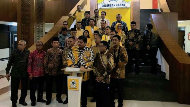 Pertemuan pimpinan Golkar dan PKS di Jakarta 25 Februari 2020