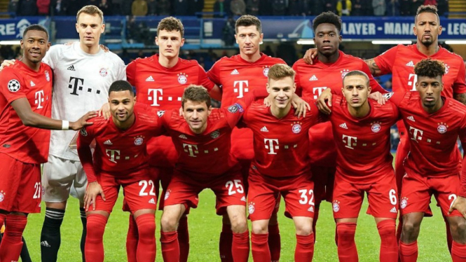 Skuat Bayern Munich di 16 besar Liga Champions