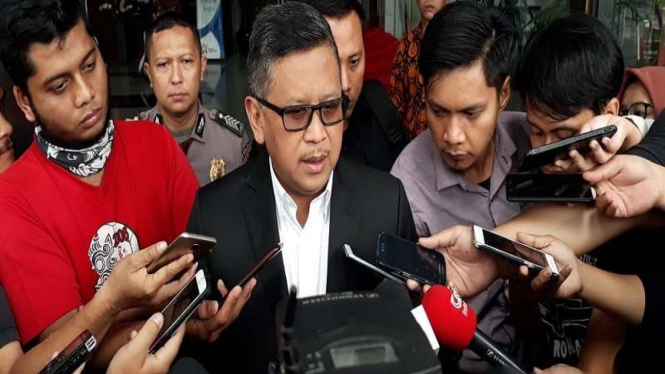 Sekjen PDIP, Hasto Kristiyanto, diperiksa KPK, Rabu, 26 Februari 2020.