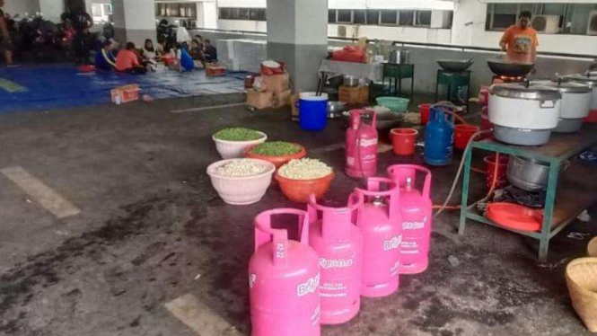 Pertamina bantu tabung LPG untuk dapur umum posko banjir