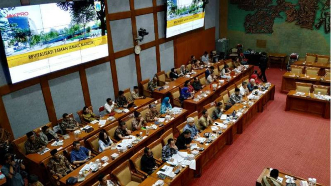 Rapat revitalisasi TIM di gedung DPR, Senayan