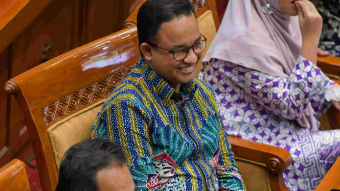 Gubernur DKI Anies Baswedan di DPR