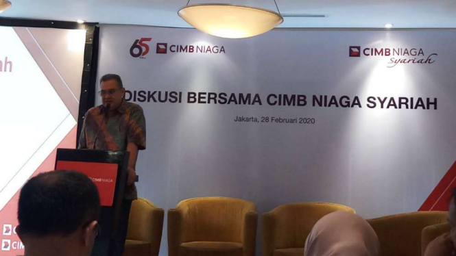 Direktur Syariah Banking CIMB Niaga, Pandji Pratama Djajanegara.