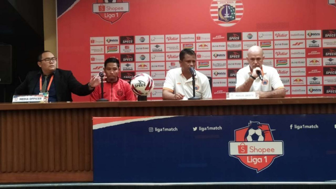 Konferensi pers Persija Jakarta usai hadapi Borneo FC