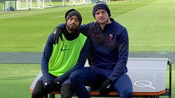 Gelandang Tottenham Hotspur, Eric Dier dan Lucas Moura