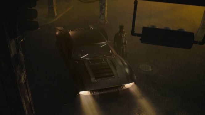 Batmobile di film The Batman.