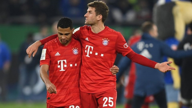 Pemain Bayern Munich, Thomas Mueller dan Serge Gnabry