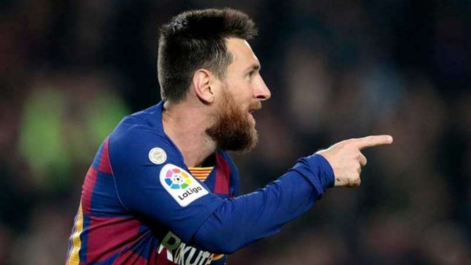 Megabintang Barcelona, Lionel Messi