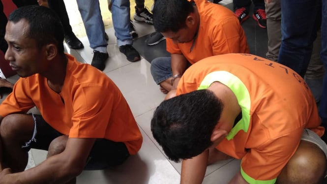 Tersangka pembunuh pengusaha tepung di Riau