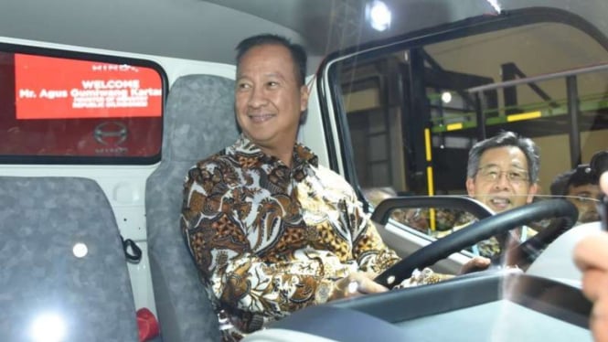 Menperin pada pembukaan Gaikindo Indonesia International Commercial Vehicle Expo