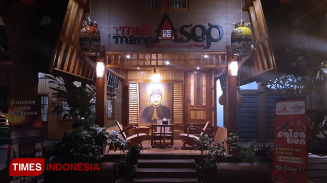 Interior Resto Imah Mang Asep. (Foto: Sabrina Ayu/TIMES Indonesia)