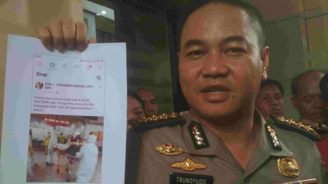 Kabid Humas Polda Jatim, Komisaris Besar Polisi Trunoyudo Wisnu Andiko