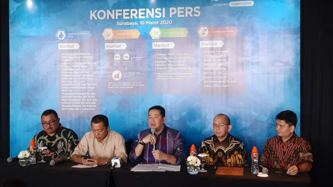 BPJS Ketenagakerjaan sosialisasi di Surabaya.