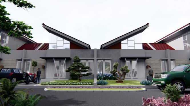 Ilustrasi perumahan nusa indah residence di Bogor