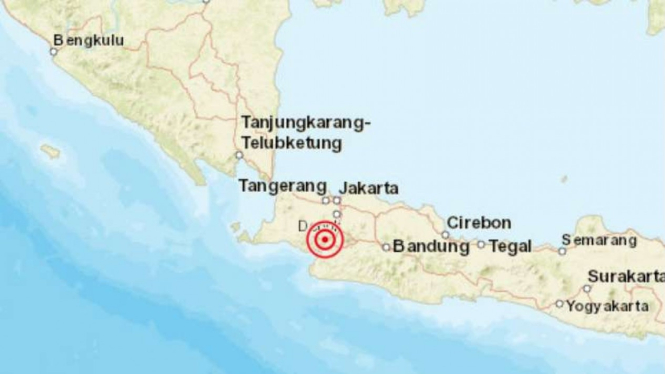 Gempa bumi Sukabumi. Foto ilustrasi.