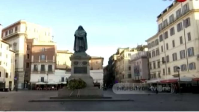 Suasana Kota Roma, Italia setelah seluruh negara ditutup lantaran Corona.