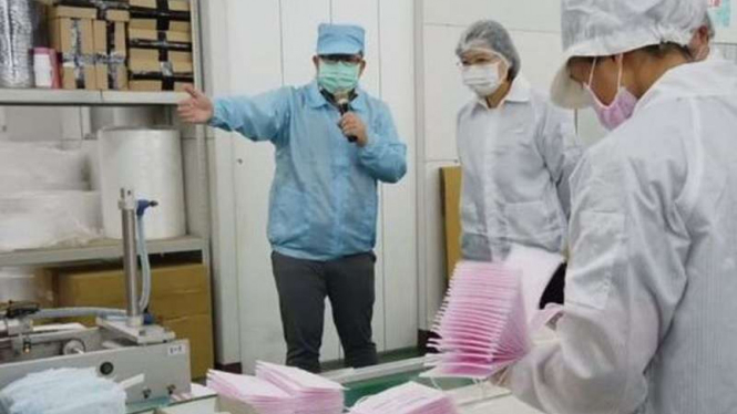Persediaan masker di Taiwan dalam menanggulangi wabah virus Corona. 
